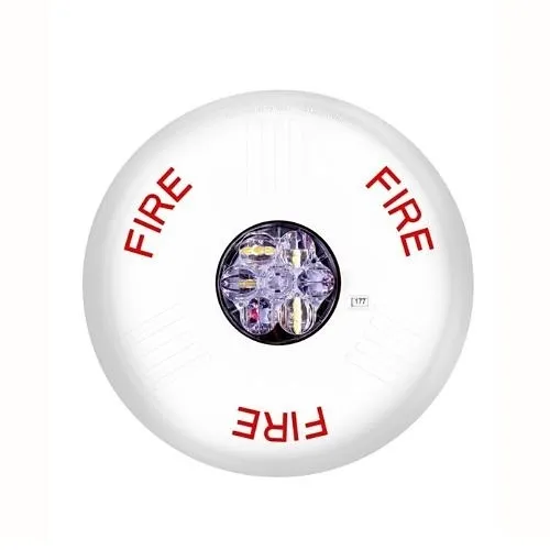 Eaton ELSTWC-FF Eluxa LED Strobe, Ceiling, 24V, 15/30/75/110/150/177 Candela, White