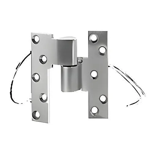 Norton Rixson EM19-4-RH-626 Offset-Hung Electrified Power Transfer Pivot, Satin Plated Chrome