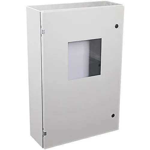 STI EM362408W Metal Protective Cabinet with Window, 36"H 24"W 08"D