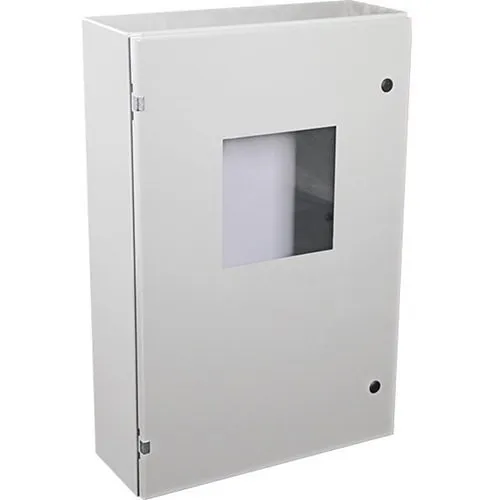 STI EM362408W Gray Metal Enclosure 36" X 24" X 08" with Window