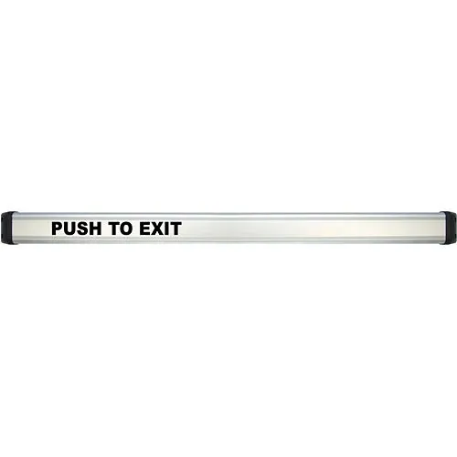 Securitron EMB-CL Electromechanical Exit Bar, 36", Clear Anodized