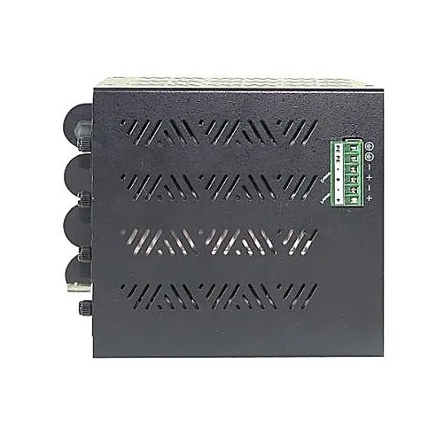 EtherWAN EMC400-EPWS 4-Slot Din-Rail Media Converter Chassis