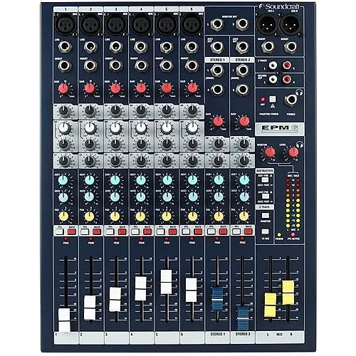 Soundcraft EMP6 6-Channel Multi Purpose Mixer