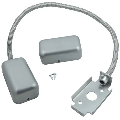 First Choice EMT300-CL Surface Mounted Loop Style Power Transfer, Satin Aluminum Clear Anodized