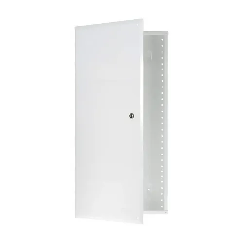 On-Q EN2850 28" Hinged Door Cover Metal Enclosure, White