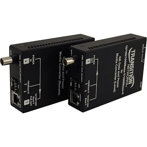 Lantronix EOCPSE4020-110 Ethernet Over Coax Extender with PoE