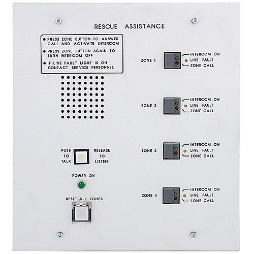 Cornell A-4204 4-Zone Intercom Master Station Annunciator Panel