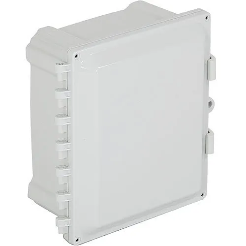 STI EP101006-O EnviroArmour Waterproof Polycarbonate NEMA Enclosure, 10"H 10"W 6"D, Opaque