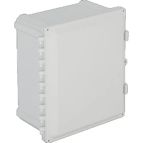 STI EP141207-O EnviroArmour Waterproof Polycarbonate NEMA Enclosure, 14"H 12"W 7"D, Opaque