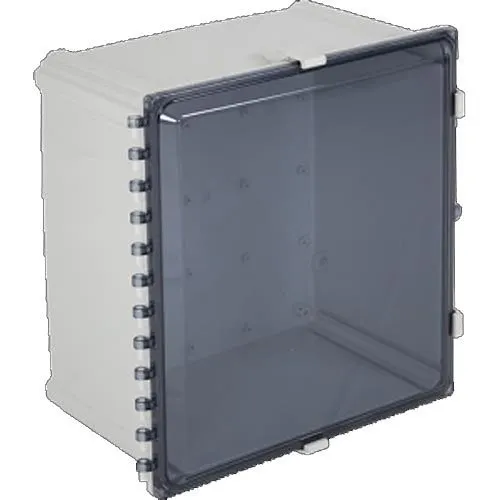 STI EP181611-T EnviroArmour Waterproof Polycarbonate NEMA Enclosure, 18"H 16"W 11"D, Tinted