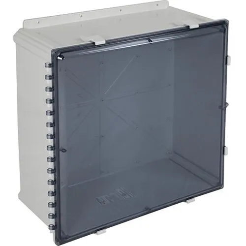 STI EP242410-T EnviroArmour Waterproof Polycarbonate NEMA Enclosure, 24"H 24"W 10"D, Tinted