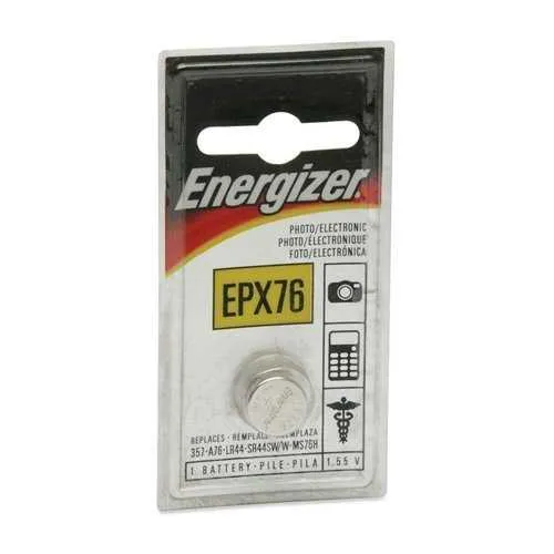Energizer EPX76BP Silver Oxide Non-Rechargeable Battery, 1.5V, 200 mAh