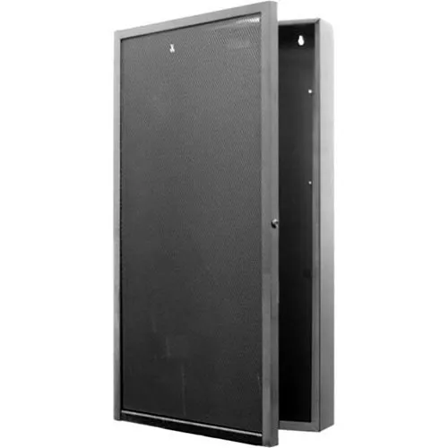 Honeywell Power EQDR-D4-H EQ Cabinet Backbox Assembly, Vented Door, Tiers, Black
