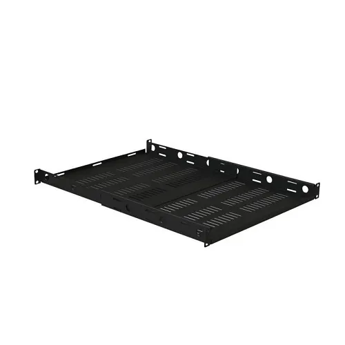 VMP ER-S1U4P 1U Vented 4-Post Rack Shelf