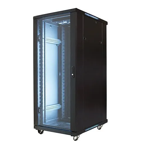 VMP EREN-27E1K 19" Equipment Rack Enclosure with Shelves and Blanks, 1000mm Depth, 27U RMS