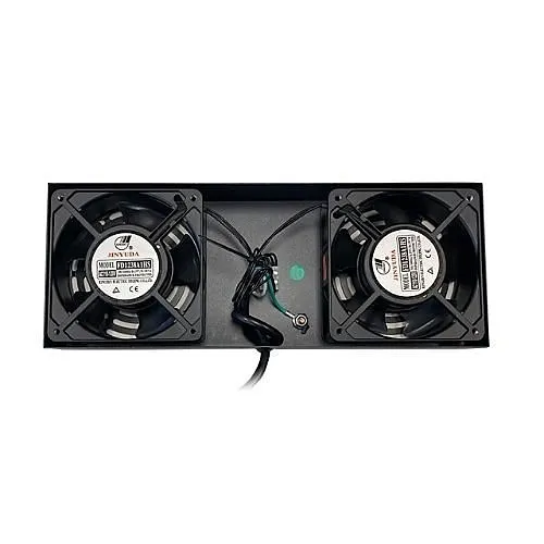 VMP ERVWC2FANKIT 110VAC 0.38A/40W 2-Fan Kit for Vertical Wall Cabinets Compatible with ERVWC Series, Black Finish