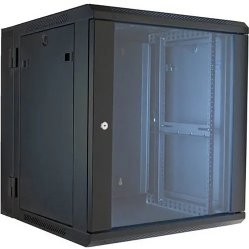 VMP ERWEN-12E 19" Hinged Wall Equipment Rack Enclosure, 12U RMS