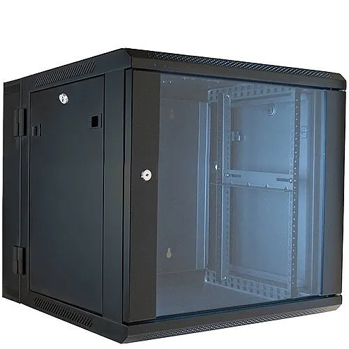VMP ERWEN-9E 19" Equipment Hinged Wall Rack Enclosure, 9U RMS