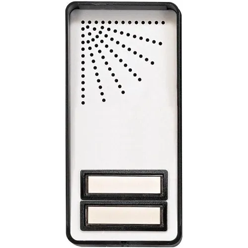 Alpha ES02S 2-Button Surface Economy Door Panel with 50 ohms Built-in Speaker