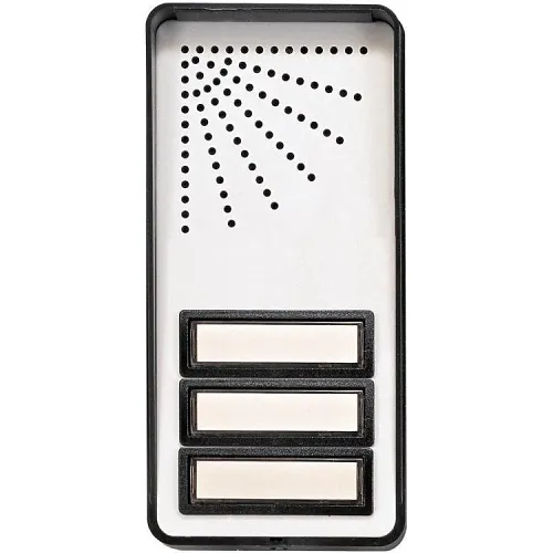 Alpha ES03S 3-Button Economy Door Panel with Built-In 50 Ohms Speaker, Surface Mount