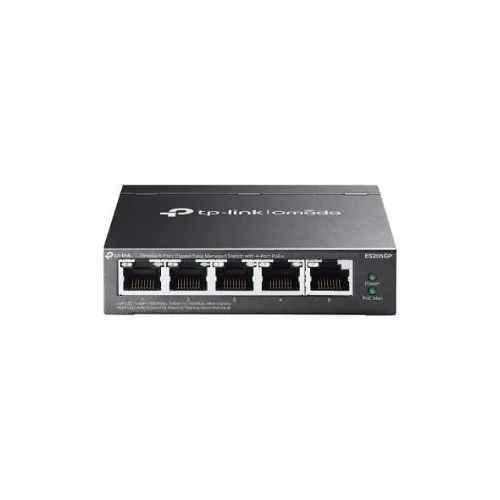 TP-Link ES205GP Omada Agile 5-Port Gigabit Easy Managed Switch with 4-Port PoE+