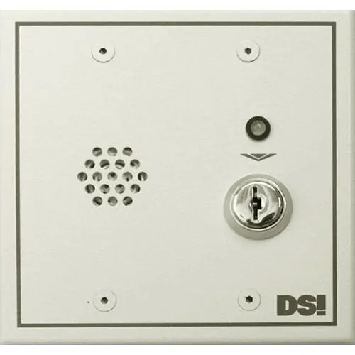 DSI ES411-K1 Door Prop Alarm, Double Bit Key Switch, 4.60" x 4.60" x 1.49" D, Beige