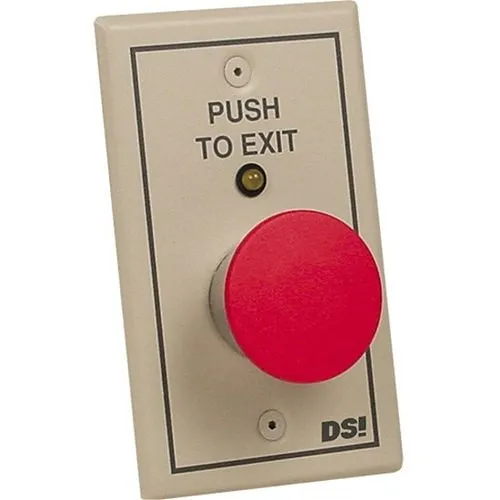DSI ES441-B2-C6 ES4440 Series Emergency Release Button, Single gang electrical box