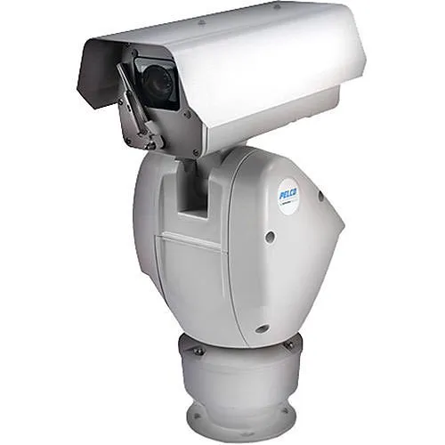 Pelco ES6230-15 Espirit Enhanced Standard Series 2MP WDR PTZ Camera with Wiper, 4.3-129mm Lens, White