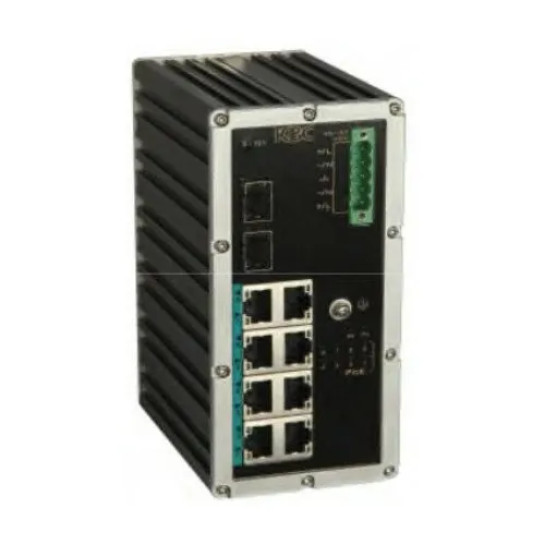 KBC Networks ESMGS8-P2-L-B 9-36V Input 10-Port Managed Gigabit PoE+ Switch