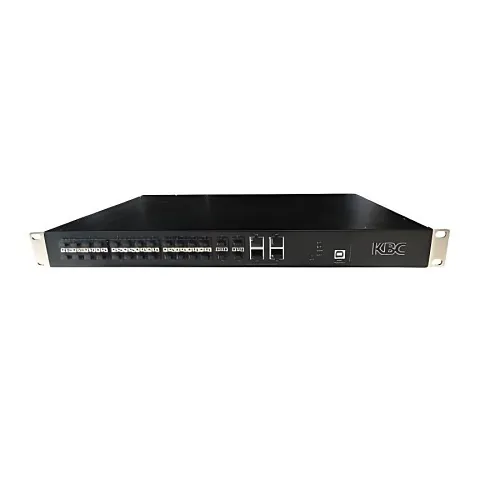 KBC Networks ESMPN24-C4-RAN-B 1RU Rack Mount Industrial Managed 24-Port SFP Switch