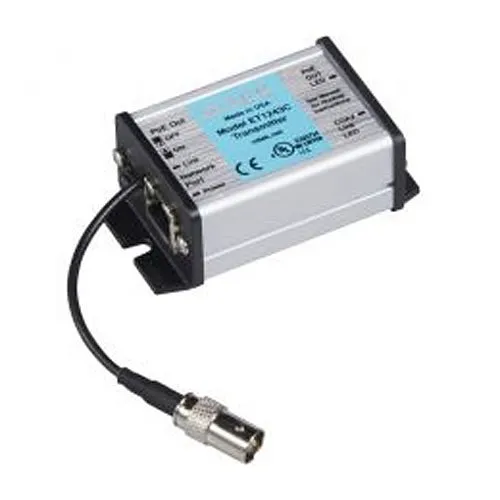 Nitek ET1243C Networking Ethernet and PoE Extender, RJ45 Connector, 100 Base-TX, 3/8" Mounting Slot, 1.6" Width 3" Depth 1.1" Height