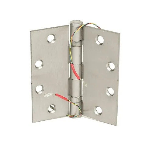 Command Access ETH4W4550 626 CH-BB79 4-Wire Energy Transfer Hinge, 4-1/2" x 5", 5 Knuckle Standard Weight, 26AWG, Satin Chromium Plated