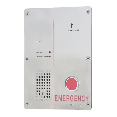 Talkaphone ETP-520E Analog Call Station with "EMERGENCY" Button / Signage