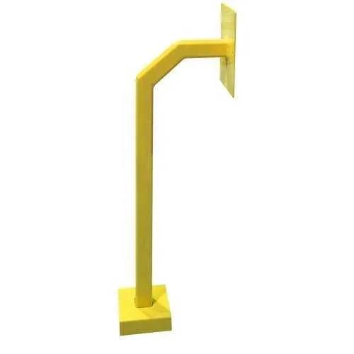 Talkaphone ETP-GP-C Gooseneck Pedestal Mount for Cars Painted, Yellow