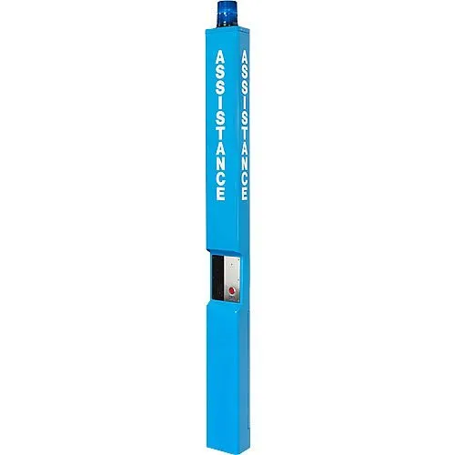 Talkaphone ETP-MTE EECO TOWER Emergency Phone Tower with Blue Light Strobe