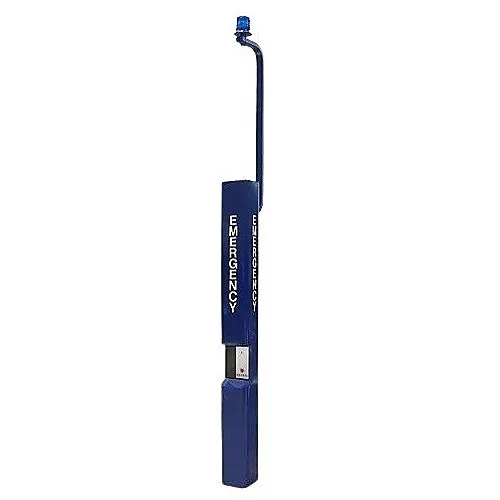 Talkaphone ETP-MT/R-LPB6-OP4 Radius Light Phone Tower, Blue