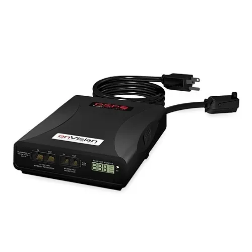 SurgeX EV-20820 Diagnostic Surge Suppressor + Scope Meter, EMI/RFI Filter, Couvs, ICE, 208V, 20A, 1 Outlet, Interface Cable Included