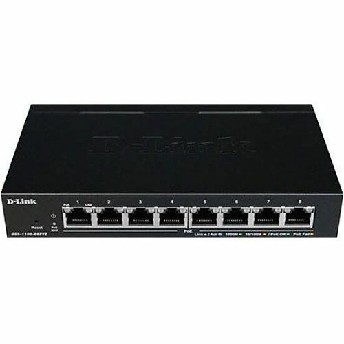 Aiphone IPW-POE8 An Port Gigabit PoE Smart Managed Switch, Black