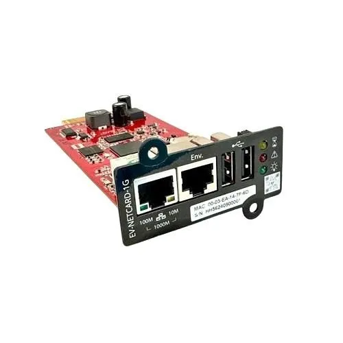 Minuteman EV-NETCARD-1GEXR Remote Management Adapter