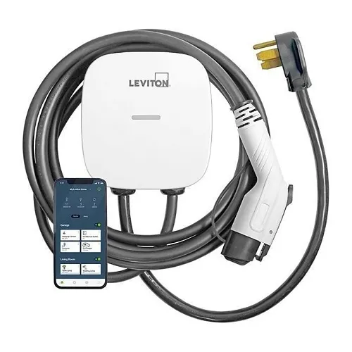 Leviton EV40P 40A Plug-In EVSE Electric Vehicle Charging Station