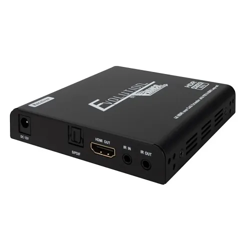 Evolution EV4K7014 4K 1x4 HDMI Splitter Over Cat6 Cable with HDMI Loop-out