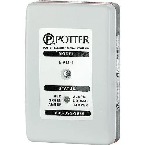 Potter EVD-1C Safe Pak Electronic Vibration Detection System with Detector and HSC-High Security Safe Contact