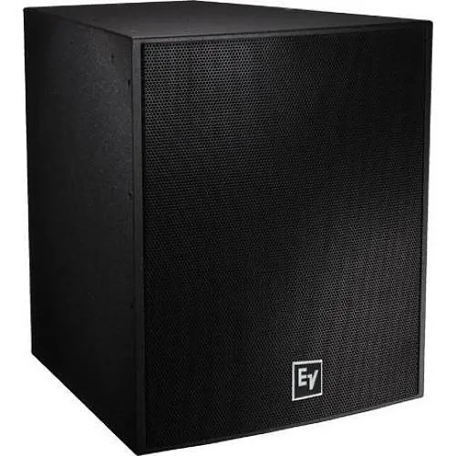 Electro-Voice EVF-1181S-BLK Subwoofer Speaker Box for Installation, Ideal for EVFS-S Series, 400W at 8ohm