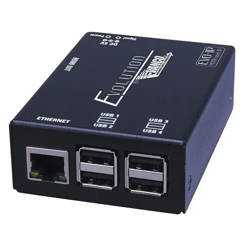Evolution EVOIPCTL1 EVO-IP Control Box, HDMI Output, USB Ports, Upscale to 4K at 30Hz or Downscale to 720p, Video Wall Mode Supports up to 25 Displays