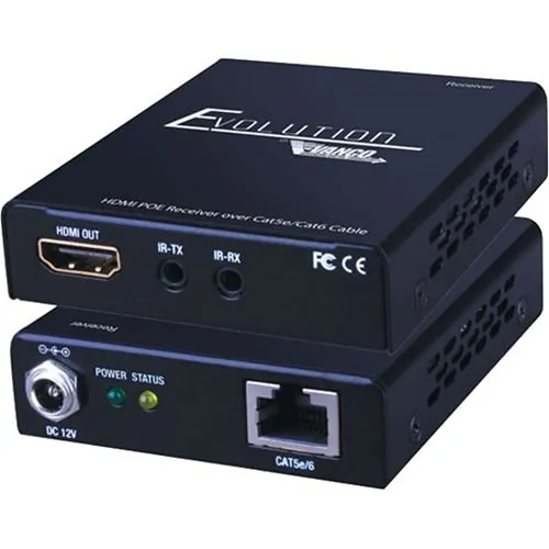 Evolution EVRX2006 HDMI POE Receiver, HDMI over Single Cat5e/Cat6 Cable