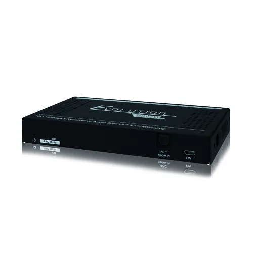 Evolution EVRXDSC 4K HDR HDBaseT Receiver with PoC, Downscaling, ARC, IR and RS-232