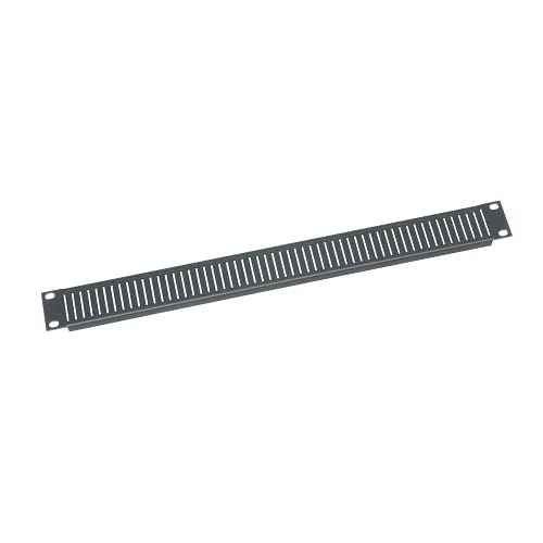 Middle Atlantic EVT1 1U RMS Vented Rack Blank Panel, Vented with 17% Open Area, Flanged