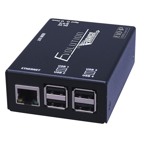 Evolution EVOIPCTL1 EVO-IP Control Box, HDMI Output, USB Ports, Upscale to 4K at 30Hz or Downscale to 720p, Video Wall Mode Supports up to 25 Displays
