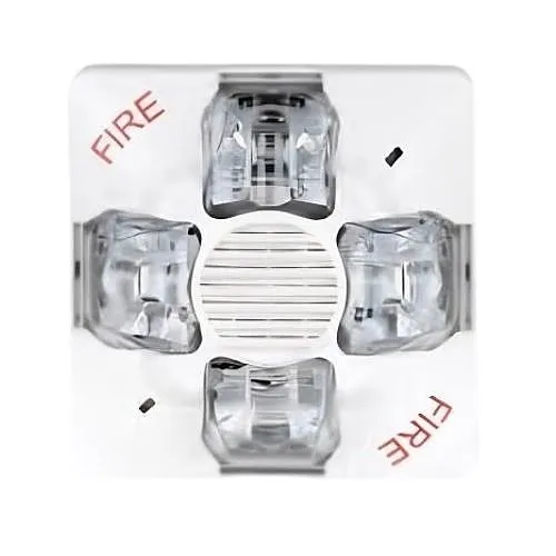 Kidde WGSVWF Outdoor LED Speaker-Strobe, FIRE Marking, White