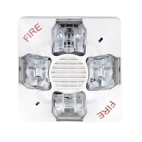 Kidde WGVWF Outdoor Strobe, 15-30CD, "FIRE", White